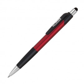 Logo Branded Stylus-225 Click Action Plastic Stylus Pen