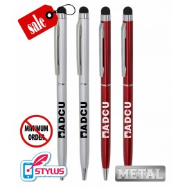 Closeout - luminous - Aluminum Stylus Pen Custom Engraved