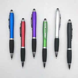 Logo Branded Plastic Stylus Ballpoint Pen  Logo Branded Plastic Stylus Ballpoint Pen