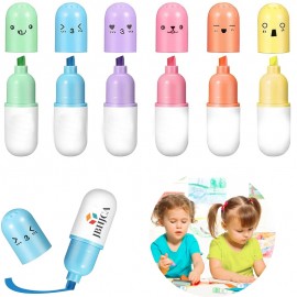 Mini Pill Shaped Highlighter Pens Custom Imprinted