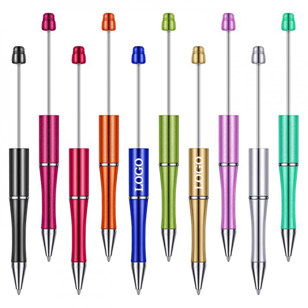 Logo Branded Plastic Beadable Pen