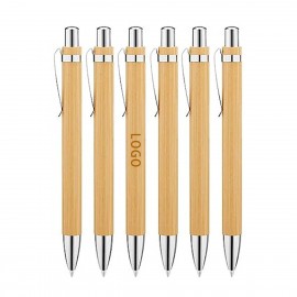 Eco-Friendly Bamboo Ballpoint Pen Custom Imprinted