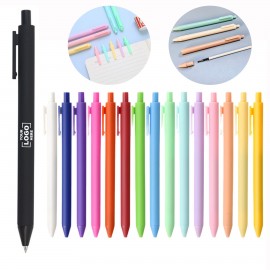 Logo Branded Stylish Push-Up Neutral Pen for Modern Professionals