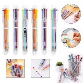 6 In 1 Retractable Ballpoint Pen Custom Imprinted  6 In 1 Retractable Ballpoint Pen Custom Imprinted