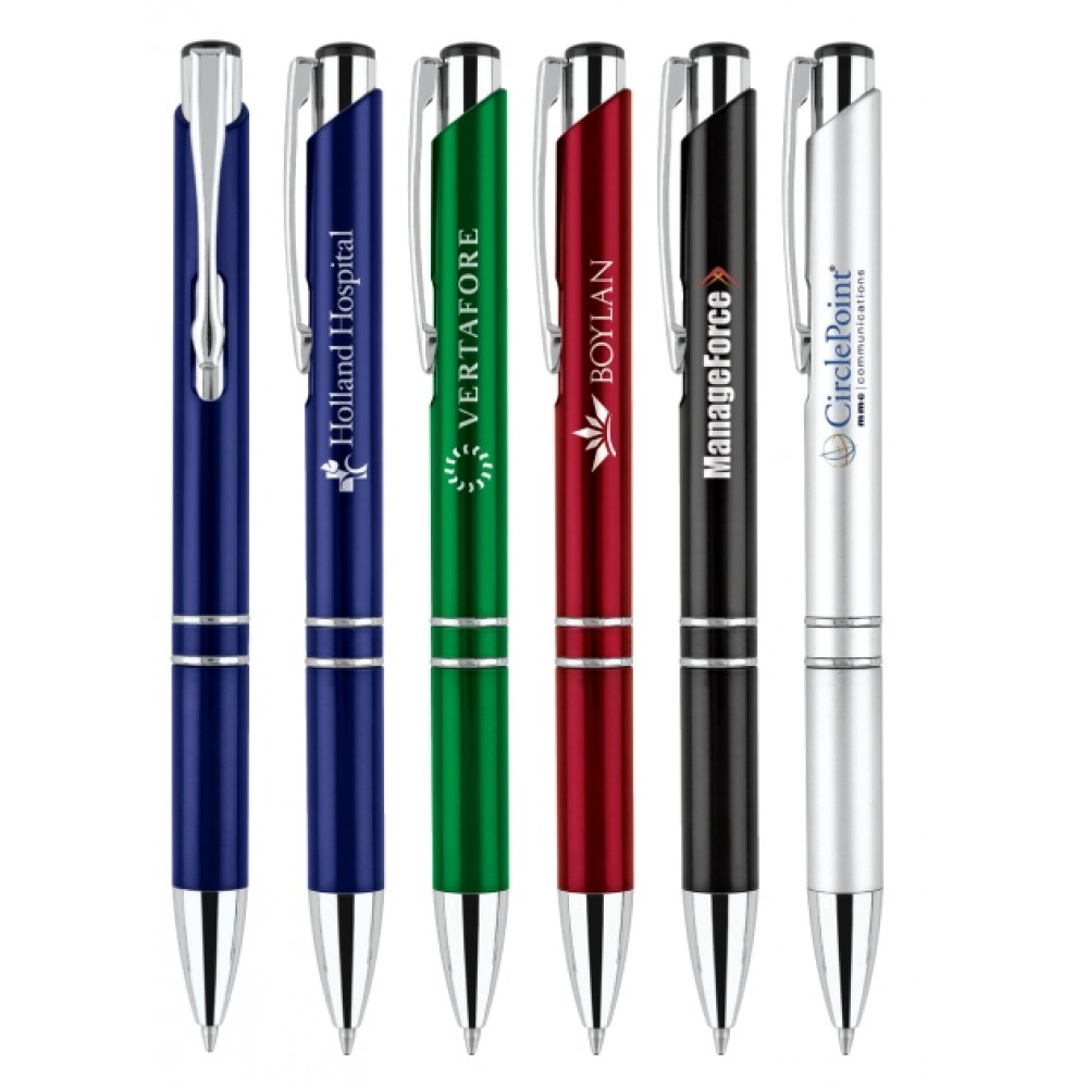 Logo Branded All-In-A-Row Ballpoint