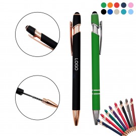 Aluminum Rod Ballpoint Pen Pressed Metal Oil Pens Printed Logo Logo Branded