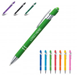 Custom Engraved Ballpoint Pen with Stylus Tip Metal  Custom Engraved Ballpoint Pen with Stylus Tip Metal