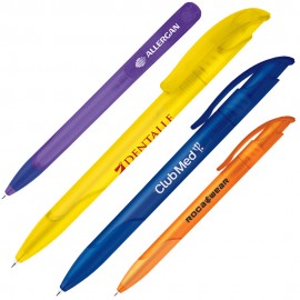 Custom Imprinted Translucent Click Action Ballpoint Pen w/ Matching Grip (OUTDATED) Custom Imprinted Translucent Click Action Ballpoint Pen w/ Matching Grip (OUTDATED)