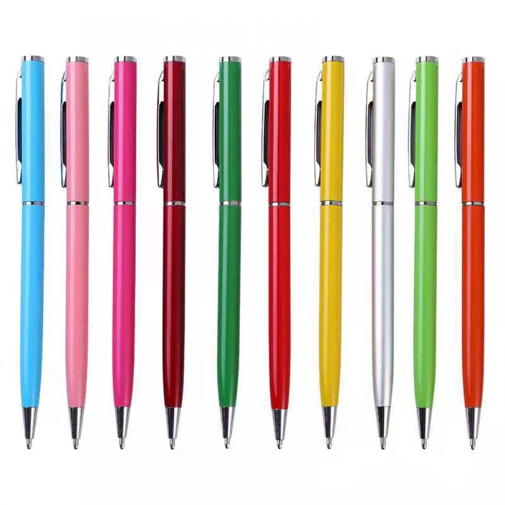 Logo Branded Rotating Aluminum Ballpoint Pen Logo Branded Rotating Aluminum Ballpoint Pen