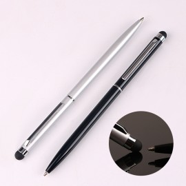 Custom Engraved In 1 Twist Action Ballpoint Stylus Metal Pen