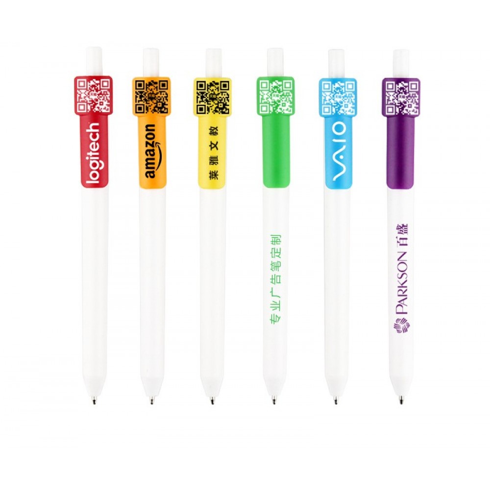 QR code ballpoint pen Logo Branded QR code ballpoint pen Logo Branded