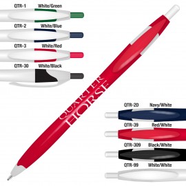 Quarter Ballpoint Pen Logo Branded