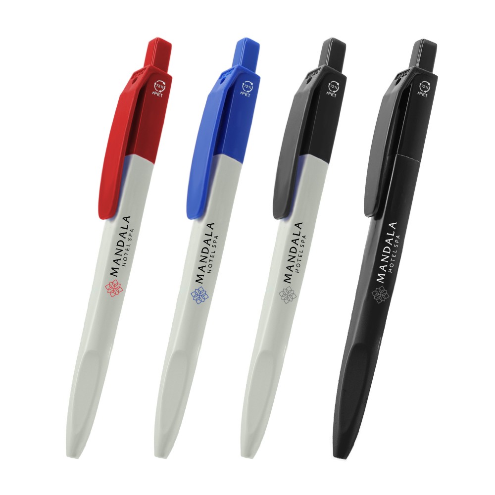 NEW! RePen Squared - USA Made Squared Design Recycled Water Bottle (rPET) Pen Logo Branded NEW! RePen Squared - USA Made Squared Design Recycled Water Bottle (rPET) Pen Logo Branded