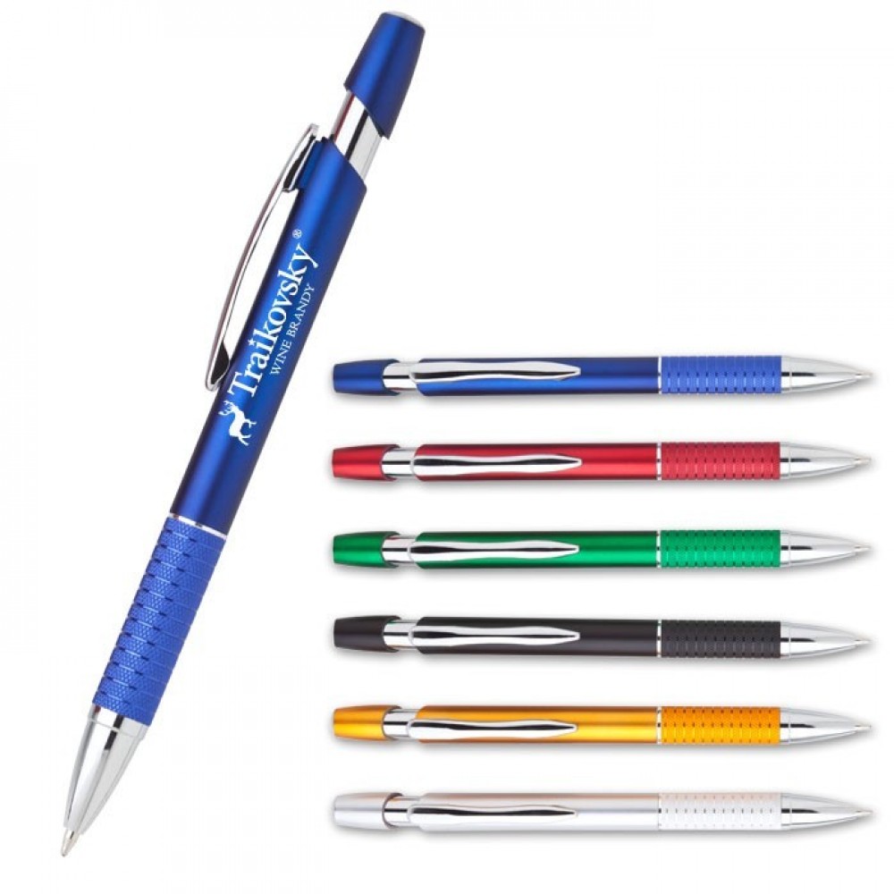 Aston Retractable Ballpoint Pen Custom Engraved Aston Retractable Ballpoint Pen Custom Engraved