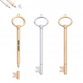 Big Ring Key Shaped Pen Custom Imprinted  Big Ring Key Shaped Pen Custom Imprinted