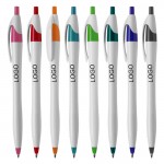 Click Action Plastic Ballpoint Pen Logo Branded