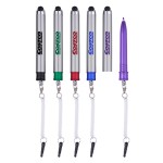 Mini Plastic Stylus & Ballpoint Pen Custom Engraved