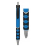 Click Pen - Rubber Grip - Pad Printed Custom Engraved