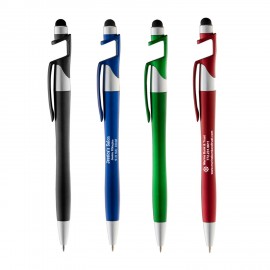 Cell Phone Holder Stylus Twist Pen Logo Branded