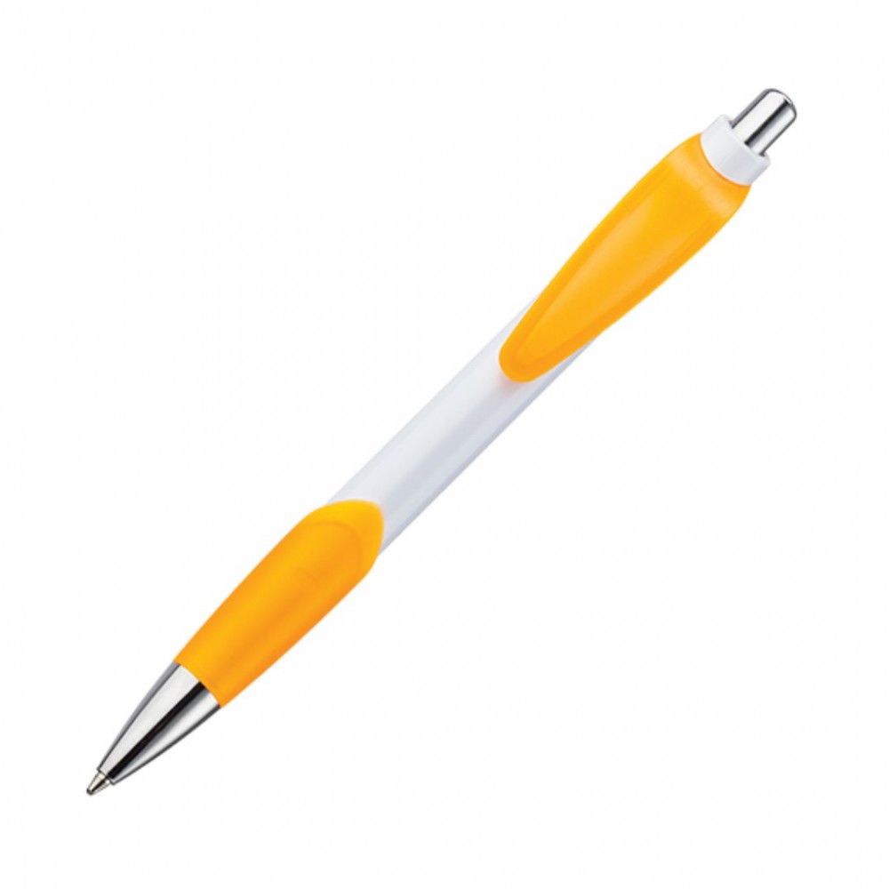 Walden Ballpoint Pen - Orange Logo Branded
