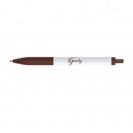 Paper Mate Inkjoy White Barrel - Brown Custom Imprinted