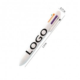 Custom Engraved Ballpoint Pen w/Six Colors