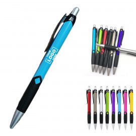 Custom Imprinted Ballpoint Pen Push Pen Silicone Sleeve