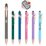 Metal Soft Touch Screen Pens Logo Branded