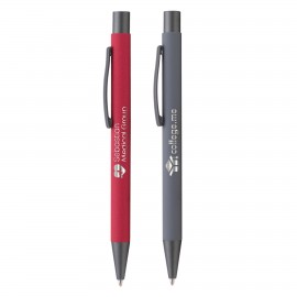 Custom Imprinted Bowie Softy AM Pen + Antimicrobial Additive - Laser