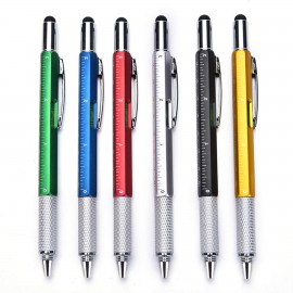 Logo Branded Stylus & Ballpoint & Ruler & Screwdriver & Level Tool Pen