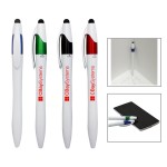 Custom Imprinted Three color stylus pen