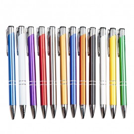 Metal Retractable Ballpoint Pen Logo Branded  Metal Retractable Ballpoint Pen Logo Branded