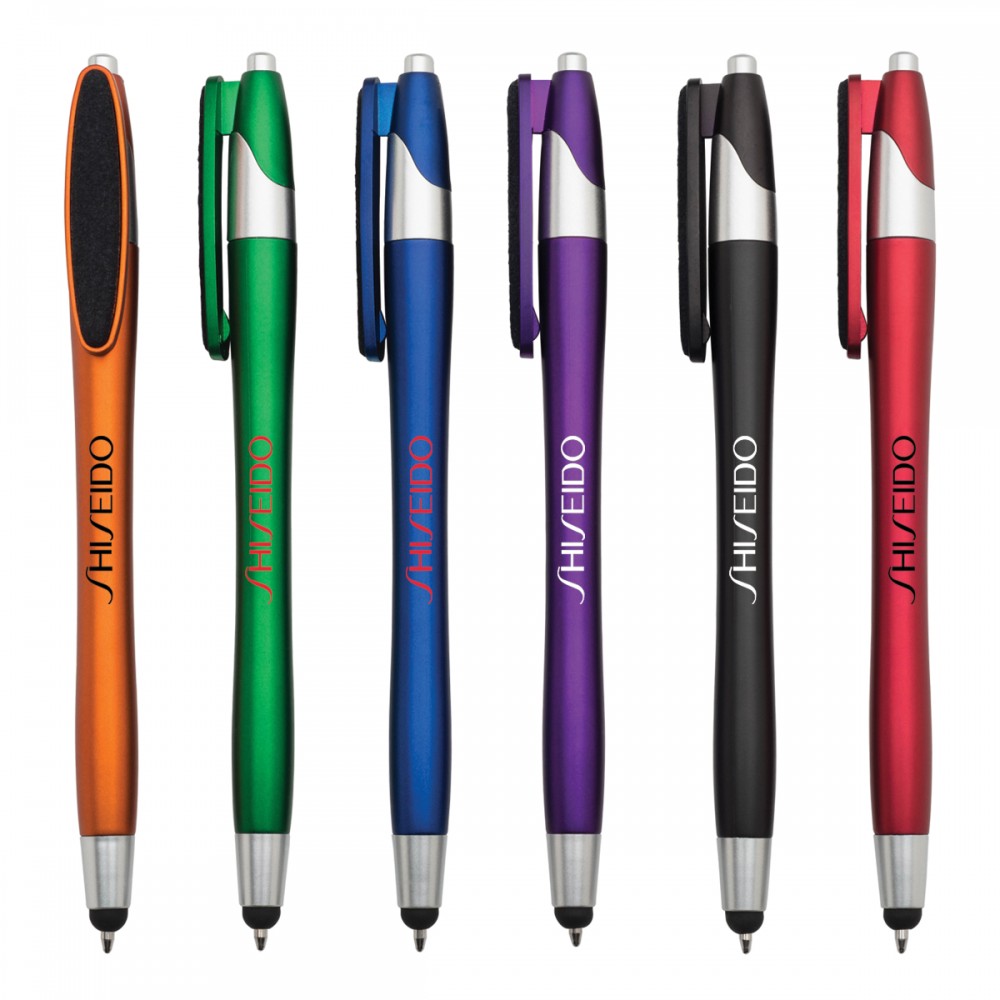 Colony Ballpoint Pen w/Stylus Logo Branded