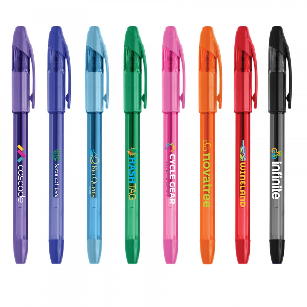 Spectrum Color Gel Pen - Full Color Custom Engraved Spectrum Color Gel Pen - Full Color Custom Engraved