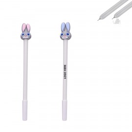 Logo Branded Soft Rabbit Head Pen