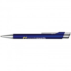 Custom Engraved Metallic Pen with Silver Accents  Custom Engraved Metallic Pen with Silver Accents