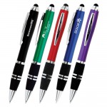 Custom Engraved Blitz Color Twist-Action Stylus Ballpoint Pen