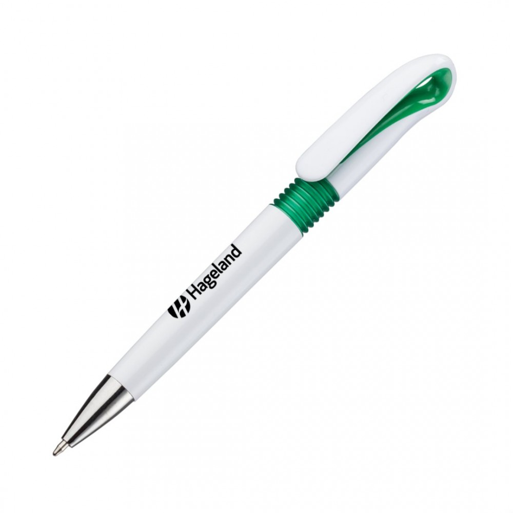 Custom Engraved Lido Click-Action Pen - Green