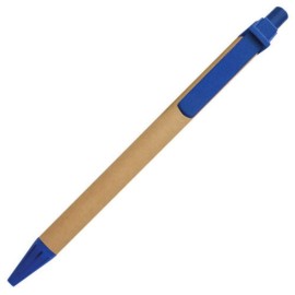 Custom Imprinted Harvest Paper Pen - Blue  Custom Imprinted Harvest Paper Pen - Blue