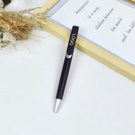 Logo Branded Simple Plastic Shell 0.5Mm Black Ink Office Pen