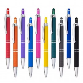 Logo Branded Soft Touch Stylus Pen