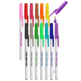 Value Stick Ballpoint Pen Logo Branded  Value Stick Ballpoint Pen Logo Branded