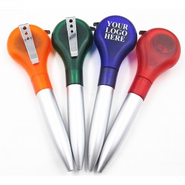 Logo Branded Plastic Ballpoint Pen With Tape Measure