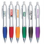 Custom Imprinted Colorful Grip Classic Ball Point Pen