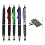 Diamond pattern grip stylus pen Logo Branded