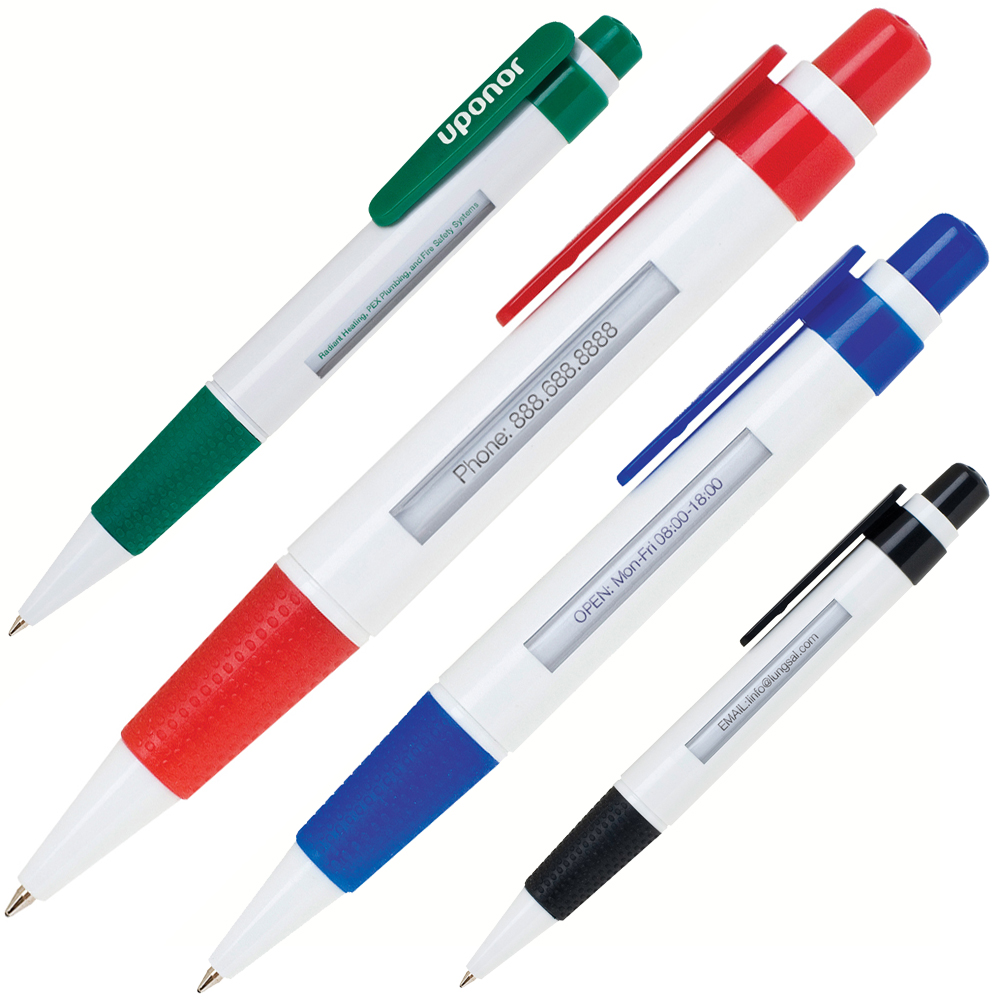 Logo Branded Click Action Retractable Window Message Pen Logo Branded Click Action Retractable Window Message Pen