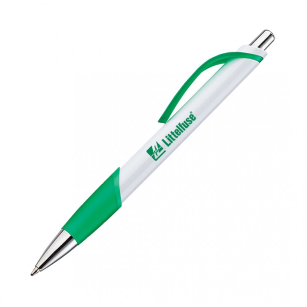 Walden Ballpoint Pen - Green Custom Imprinted Walden Ballpoint Pen - Green Custom Imprinted