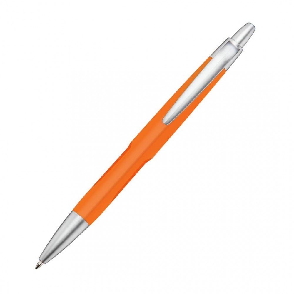 Acadia Ballpoint Pen - Orange Custom Imprinted