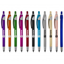 Slim Jen Metallic Stylus Pen Logo Branded