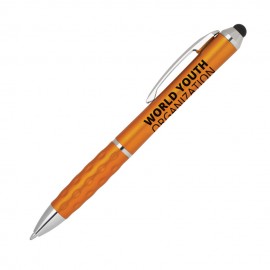 Smith Twist Action Ballpoint Pen w/Stylus Logo Branded  Smith Twist Action Ballpoint Pen w/Stylus Logo Branded